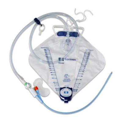 BANDEJA CON SONDA FOLEY MONOFLO 16 FR, 5CC DOVER 100% SILICONA