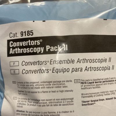 PAQUETE DE ROPA PARA ARTROSCOPIA II CON BATA Y CAMPOS