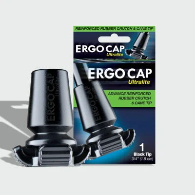 BASE DE GOMA PARA MULETA Y BASTÓN ERGOCAP ULTRALITE CON SISTEMA DE ABSORCIÓN DE IMPACTOS